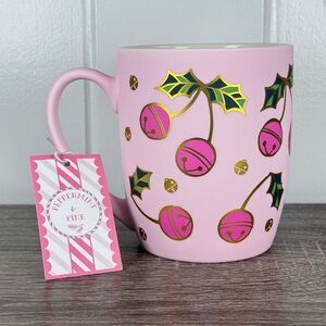 NEW Peppermint & Pine Jingle Bell Cherries Christmas Mug